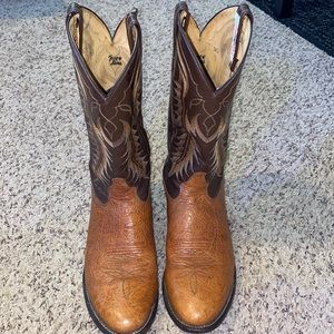 Tony Lama Western Leather Cowboy Boots